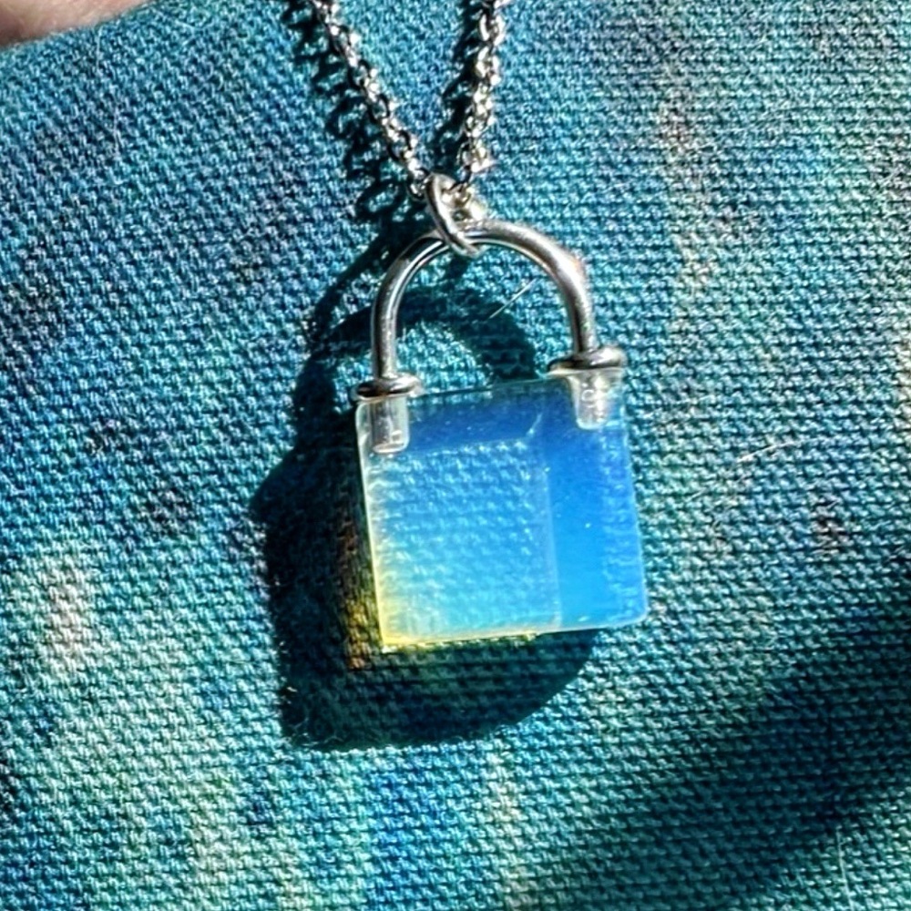 Opalite Lock Necklace